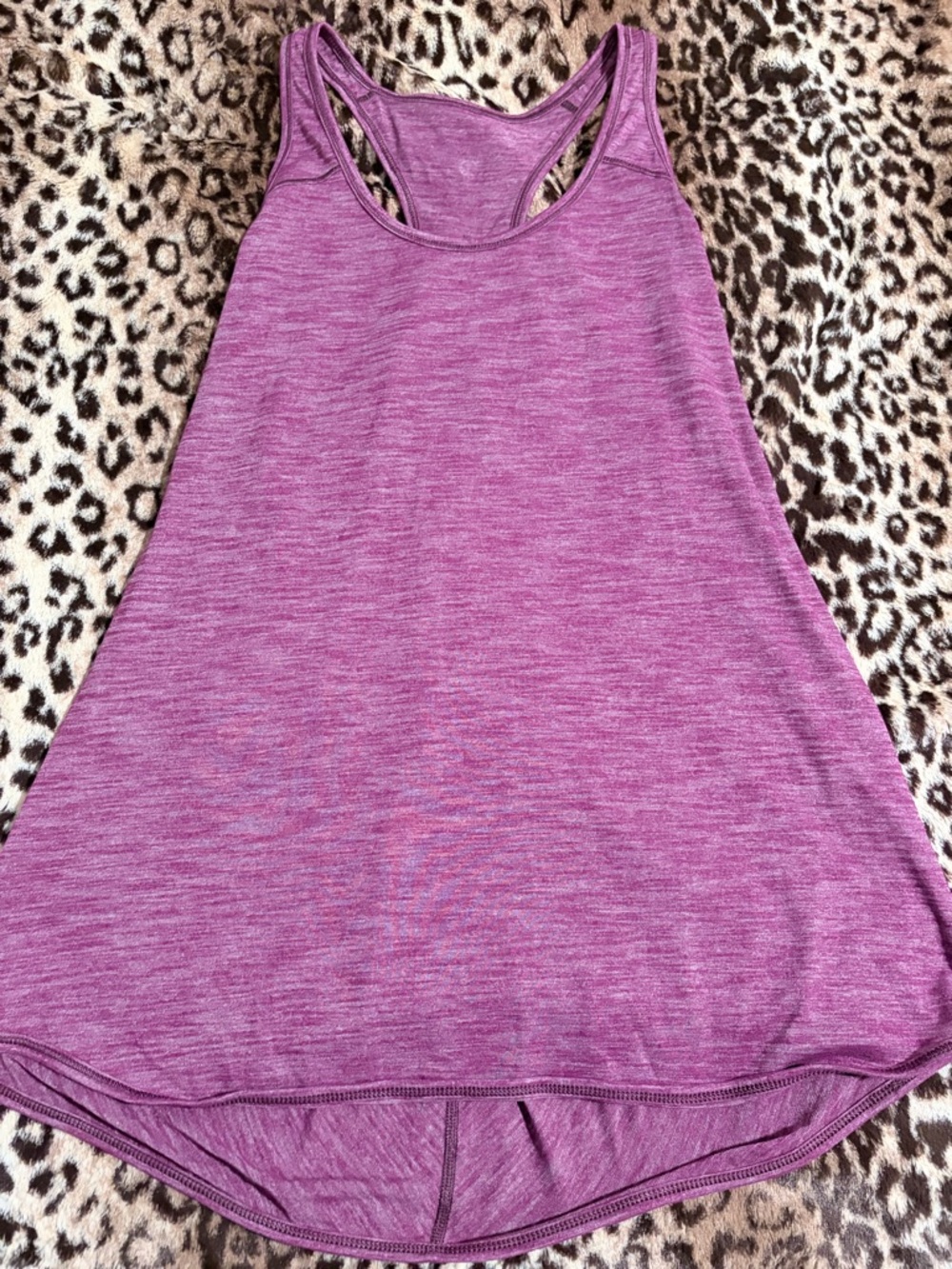 Purple Lululemon Heather Racerback Tank Top